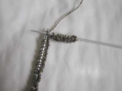 knitting cast on stitches to first sock needle